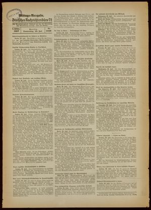 Deutsches Nachrichtenbüro vom 29.07.1937