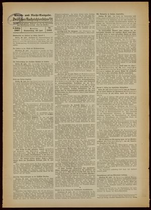 Deutsches Nachrichtenbüro vom 29.07.1937