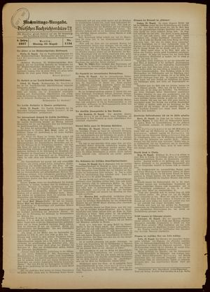 Deutsches Nachrichtenbüro on Aug 23, 1937
