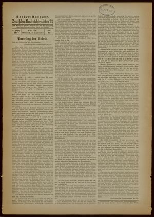 Deutsches Nachrichtenbüro on Sep 8, 1937