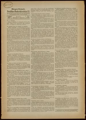 Deutsches Nachrichtenbüro on Sep 8, 1937