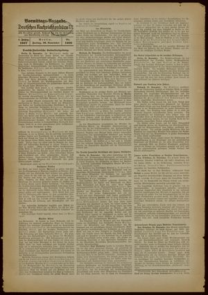 Deutsches Nachrichtenbüro vom 26.11.1937