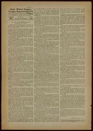 Deutsches Nachrichtenbüro vom 26.11.1937