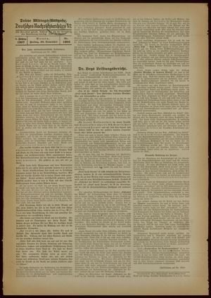 Deutsches Nachrichtenbüro vom 26.11.1937