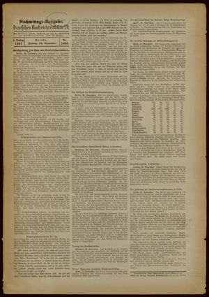 Deutsches Nachrichtenbüro vom 26.11.1937