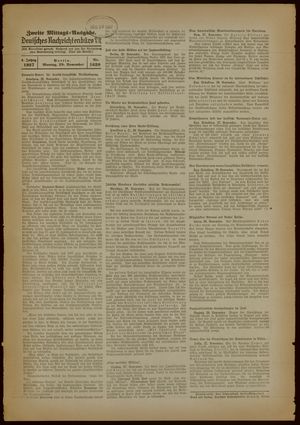 Deutsches Nachrichtenbüro on Nov 29, 1937