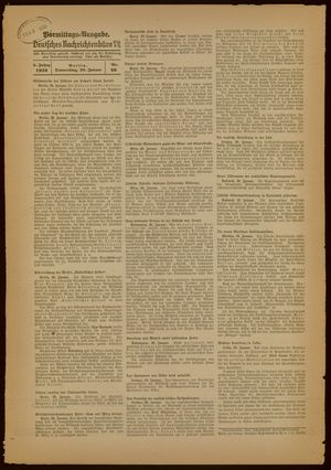Deutsches Nachrichtenbüro vom 20.01.1938