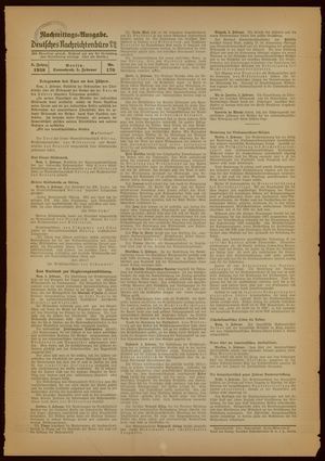 Deutsches Nachrichtenbüro on Feb 5, 1938