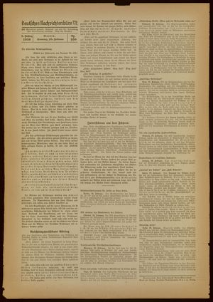 Deutsches Nachrichtenbüro vom 20.02.1938