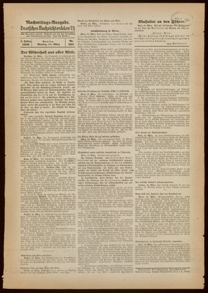 Deutsches Nachrichtenbüro vom 14.03.1938
