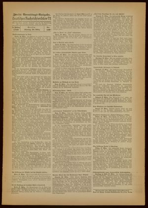 Deutsches Nachrichtenbüro vom 28.03.1938