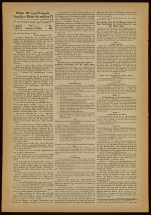 Deutsches Nachrichtenbüro vom 28.03.1938