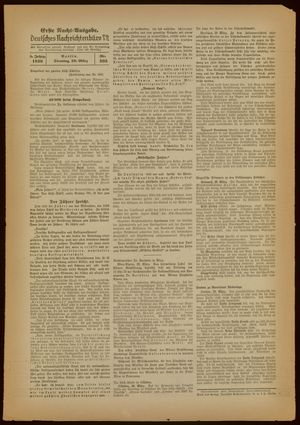 Deutsches Nachrichtenbüro vom 29.03.1938