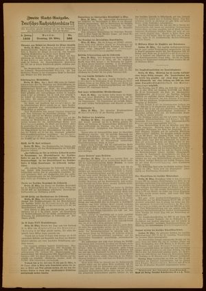 Deutsches Nachrichtenbüro vom 29.03.1938