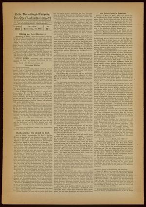 Deutsches Nachrichtenbüro vom 31.03.1938