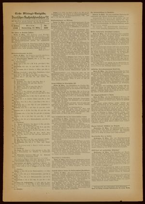 Deutsches Nachrichtenbüro vom 31.03.1938