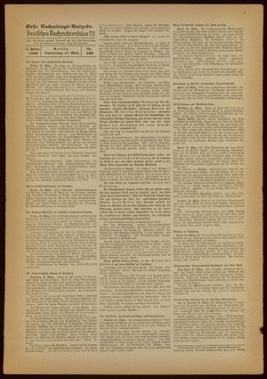 Deutsches Nachrichtenbüro vom 31.03.1938