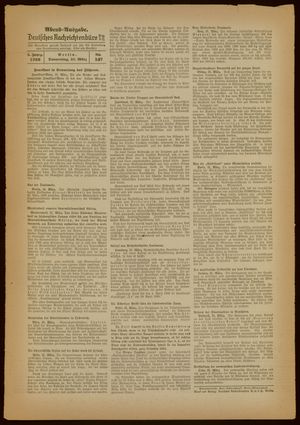 Deutsches Nachrichtenbüro vom 31.03.1938
