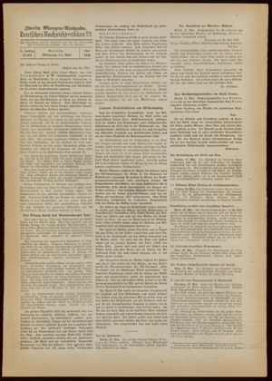 Deutsches Nachrichtenbüro vom 11.05.1938