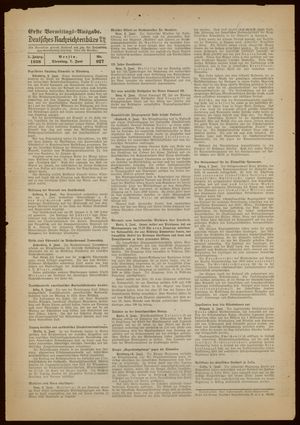 Deutsches Nachrichtenbüro vom 07.06.1938