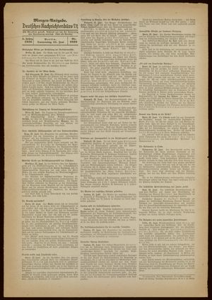 Deutsches Nachrichtenbüro vom 23.06.1938