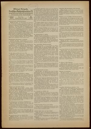 Deutsches Nachrichtenbüro vom 23.06.1938