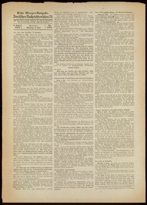 Deutsches Nachrichtenbüro vom 04.07.1938