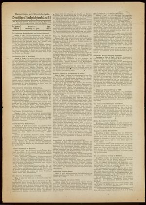 Deutsches Nachrichtenbüro vom 04.07.1938