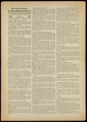 Deutsches Nachrichtenbüro vom 05.07.1938