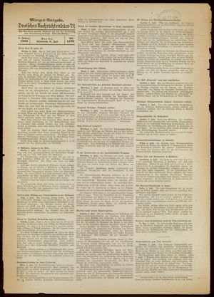 Deutsches Nachrichtenbüro vom 06.07.1938