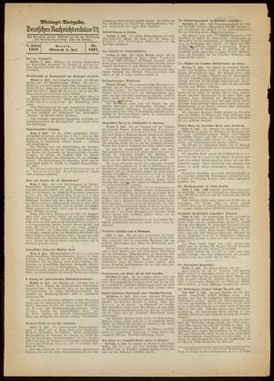 Deutsches Nachrichtenbüro vom 06.07.1938