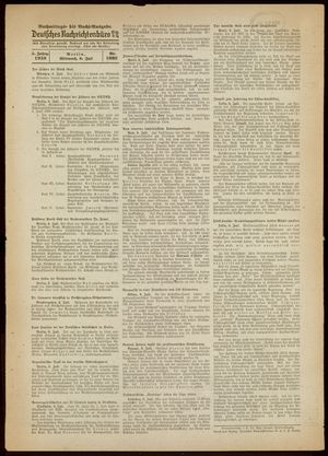 Deutsches Nachrichtenbüro vom 06.07.1938