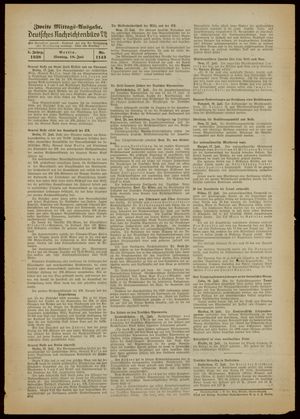 Deutsches Nachrichtenbüro vom 18.07.1938