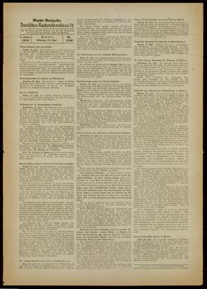 Deutsches Nachrichtenbüro vom 18.07.1938