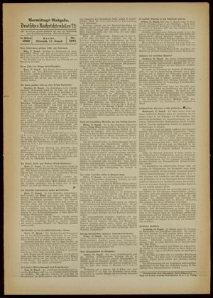 Deutsches Nachrichtenbüro vom 17.08.1938
