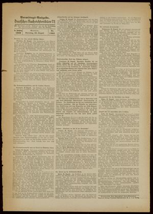 Deutsches Nachrichtenbüro vom 30.08.1938