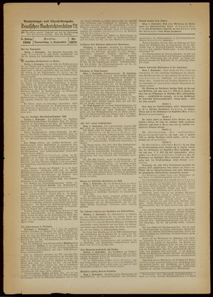 Deutsches Nachrichtenbüro vom 01.09.1938