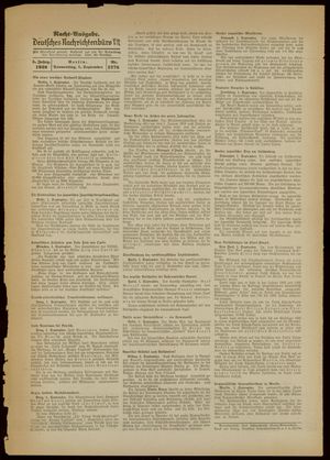 Deutsches Nachrichtenbüro vom 01.09.1938