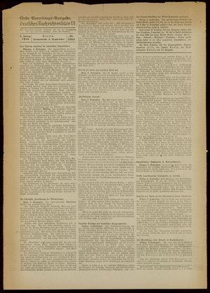 Deutsches Nachrichtenbüro on Sep 3, 1938