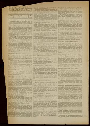 Deutsches Nachrichtenbüro on Sep 3, 1938