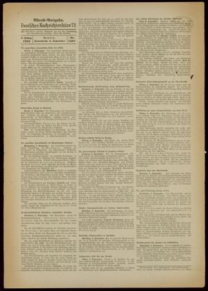 Deutsches Nachrichtenbüro on Sep 3, 1938