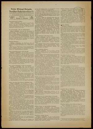 Deutsches Nachrichtenbüro vom 05.09.1938