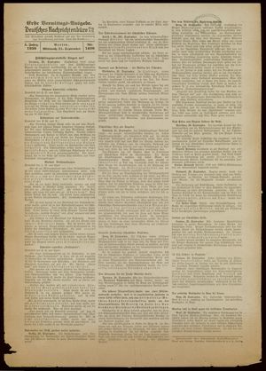 Deutsches Nachrichtenbüro vom 21.09.1938