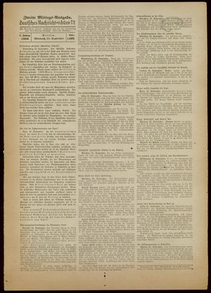 Deutsches Nachrichtenbüro vom 21.09.1938