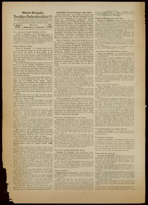 Deutsches Nachrichtenbüro vom 21.09.1938