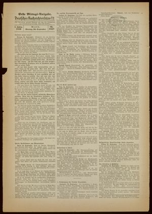 Deutsches Nachrichtenbüro vom 26.09.1938