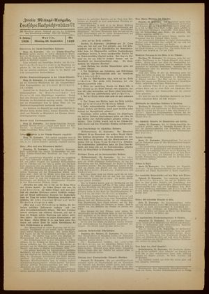 Deutsches Nachrichtenbüro vom 26.09.1938
