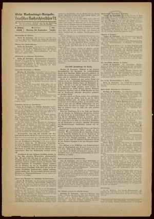 Deutsches Nachrichtenbüro vom 26.09.1938