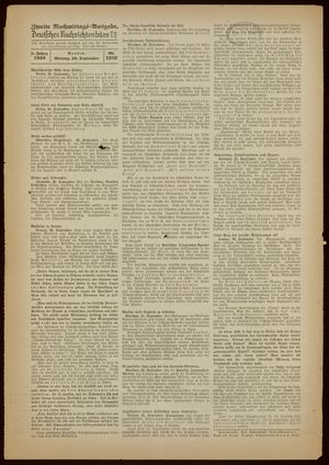 Deutsches Nachrichtenbüro vom 26.09.1938