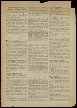 Deutsches Nachrichtenbüro vom 01.10.1938
